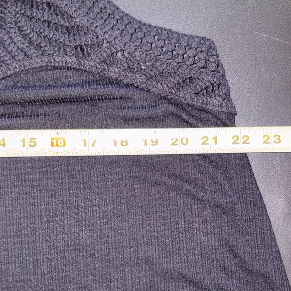 #T284- NWT Torrid Black Crochet Swing Tank Top-1x - Picture 11 of 13